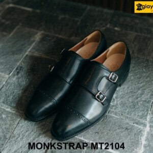 Giày da nam thầy tu Double Monkstrap cao cấp MT2104 001