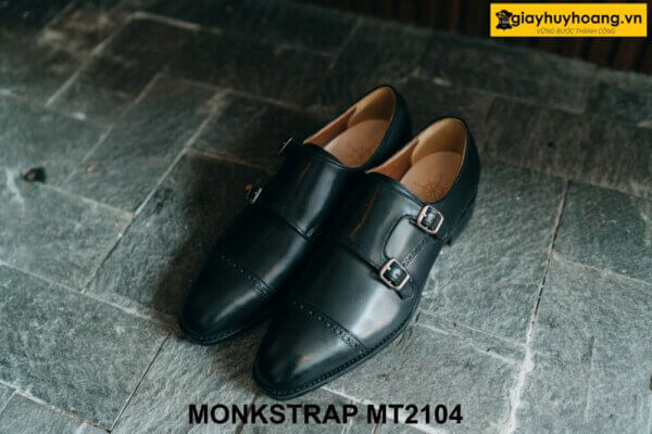 Giày da nam thầy tu Double Monkstrap cao cấp MT2104 001