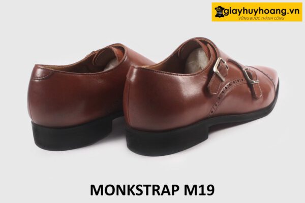 Giày da nam thanh lịch 2 khóa Monkstrap M19 005