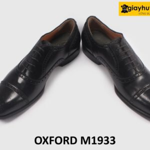 Giày da oxford nam buộc dây Brogues cao cấp M1933 004