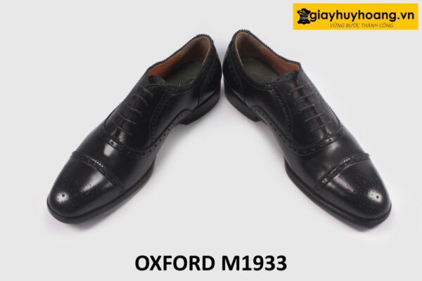 Giày da oxford nam buộc dây Brogues cao cấp M1933 004