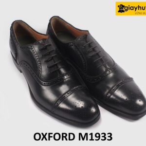 Giày da oxford nam buộc dây Brogues cao cấp M1933 003