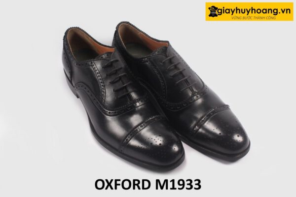 Giày da oxford nam buộc dây Brogues cao cấp M1933 003