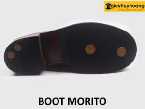 Giày da nam buộc dây cổ cao đế goodyear lace Boot MORITO 004
