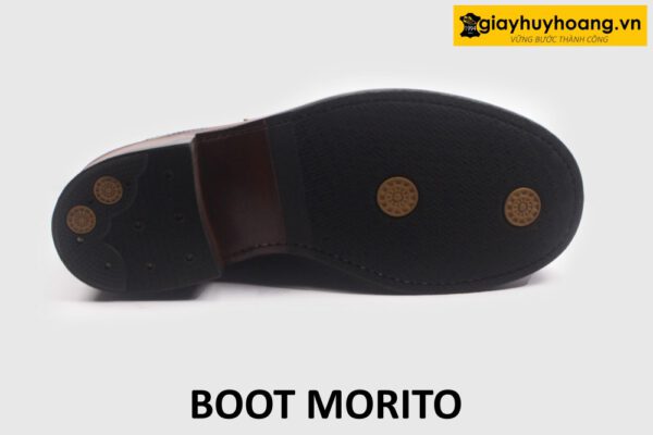 Giày da nam buộc dây cổ cao đế goodyear lace Boot MORITO 004