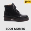 Giày da nam buộc dây cổ cao đế goodyear lace Boot MORITO 001