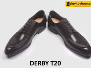 Giày da derby nam màu nâu thanh lịch T20 004