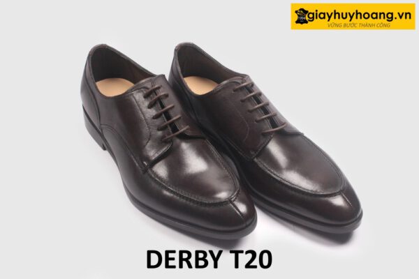 Giày da derby nam màu nâu thanh lịch T20 003