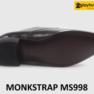 [Size 44] Giày da nam mũi nhọn sang trọng Monkstrap MS998 006