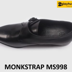 [Size 44] Giày da nam mũi nhọn sang trọng Monkstrap MS998 002