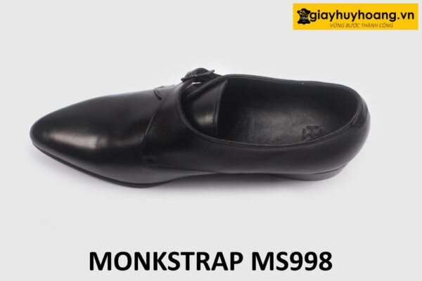 [Size 44] Giày da nam mũi nhọn sang trọng Monkstrap MS998 002