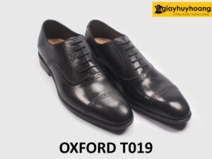 Giày da oxford nam chính hãng đẹp Oxford T019 003