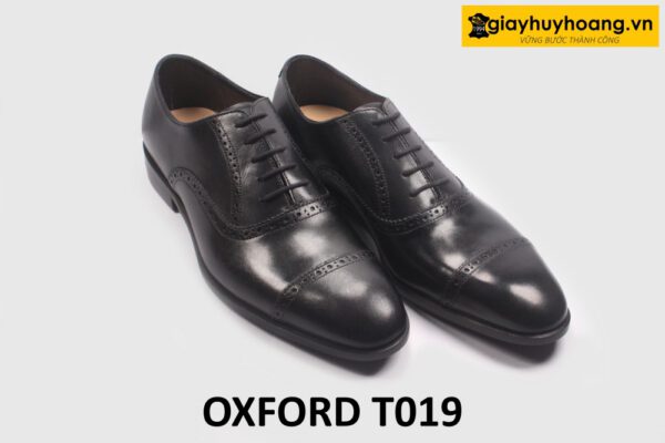 Giày da oxford nam chính hãng đẹp Oxford T019 003