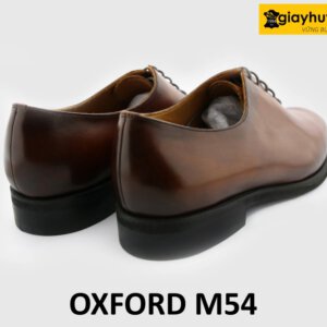 Giày da oxford nam mẫu trơn màu bò cao cấp M54 004