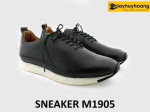 Giày da thể thao nam chạy bộ da bò sneaker M1905 001