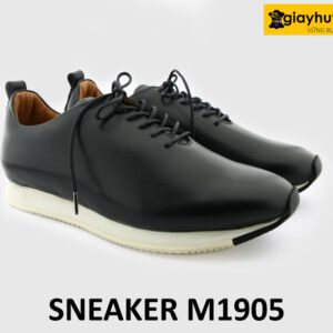 Giày da thể thao nam chạy bộ da bò sneaker M1905 001