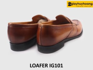 Giày lười nam mũi vuông thon gọn loafer IG101 005