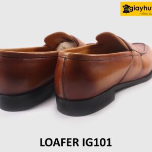 Giày lười nam mũi vuông thon gọn loafer IG101 005