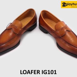 Giày lười nam mũi vuông thon gọn loafer IG101 004