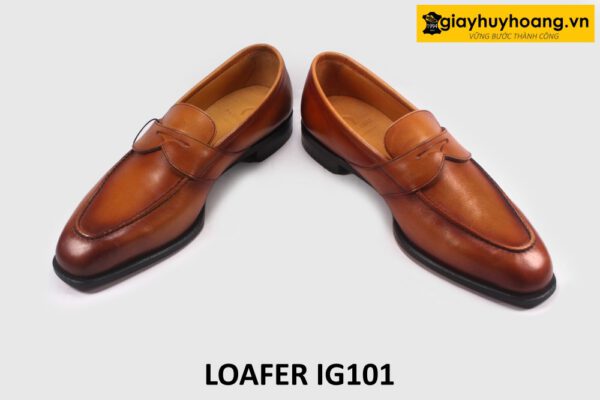 Giày lười nam mũi vuông thon gọn loafer IG101 004