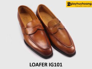 Giày lười nam mũi vuông thon gọn loafer IG101 003