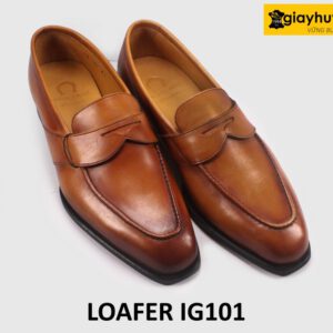 Giày lười nam mũi vuông thon gọn loafer IG101 003