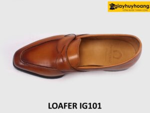 Giày lười nam mũi vuông thon gọn loafer IG101 002
