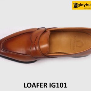 Giày lười nam mũi vuông thon gọn loafer IG101 002