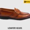 Giày lười nam mũi vuông thon gọn loafer IG101 001
