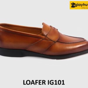 Giày lười nam mũi vuông thon gọn loafer IG101 001