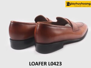 Giày lười nam trẻ trung màu bò loafer L0423 005