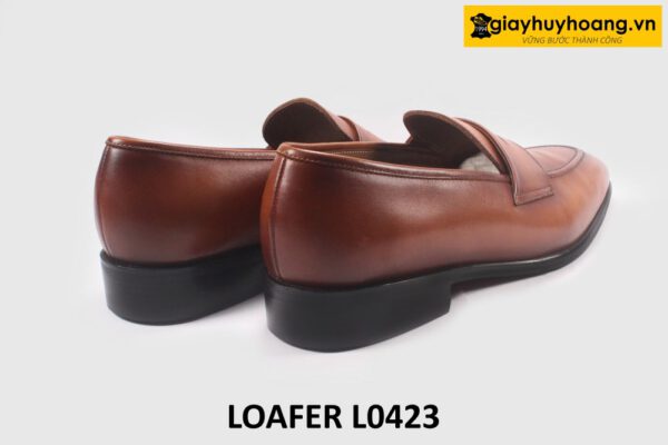 Giày lười nam trẻ trung màu bò loafer L0423 005