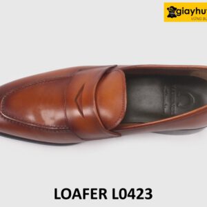 Giày lười nam trẻ trung màu bò loafer L0423 003