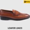 Giày lười nam trẻ trung màu bò loafer L0423 001