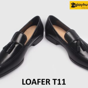 Giày lười nam trẻ trung mũi vuông có chuông loafer T11 004