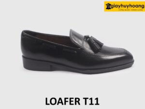 Giày lười nam trẻ trung mũi vuông có chuông loafer T11 001