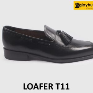 Giày lười nam trẻ trung mũi vuông có chuông loafer T11 001