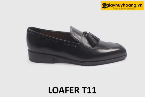 Giày lười nam trẻ trung mũi vuông có chuông loafer T11 001