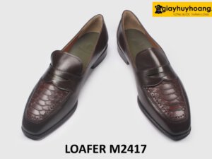 Giày lười nam thời trang đẹp đế khâu loafer M2417 004