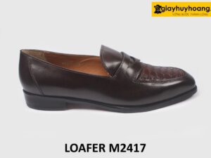 Giày lười nam thời trang đẹp đế khâu loafer M2417 001