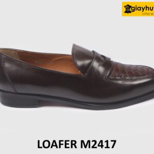 Giày lười nam thời trang đẹp đế khâu loafer M2417 001