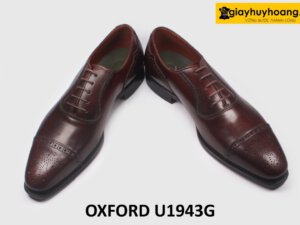 Giày da nam đế da goodyear cao cấp Oxford U1943G 004