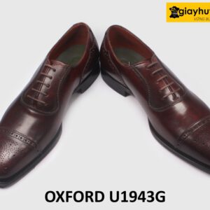 Giày da nam đế da goodyear cao cấp Oxford U1943G 004