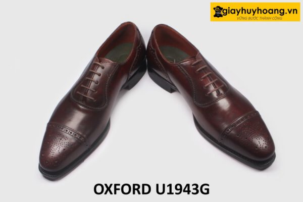 Giày da nam đế da goodyear cao cấp Oxford U1943G 004