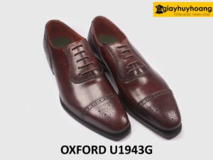 Giày da nam đế da goodyear cao cấp Oxford U1943G 003