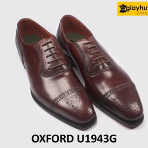 Giày da nam đế da goodyear cao cấp Oxford U1943G 003