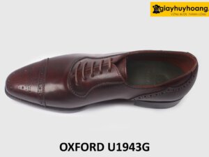 Giày da nam đế da goodyear cao cấp Oxford U1943G 002