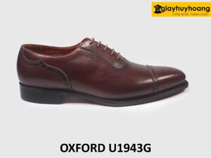 Giày da nam đế da goodyear cao cấp Oxford U1943G 001