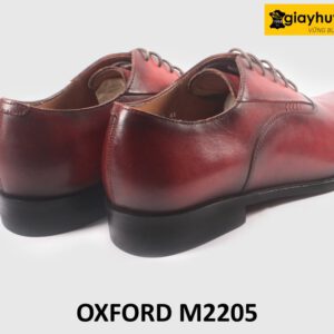 Giày tây oxford nam màu đỏ đô M2205 005
