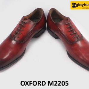 Giày tây oxford nam màu đỏ đô M2205 004
